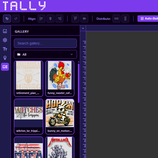 Saved gallery preview
